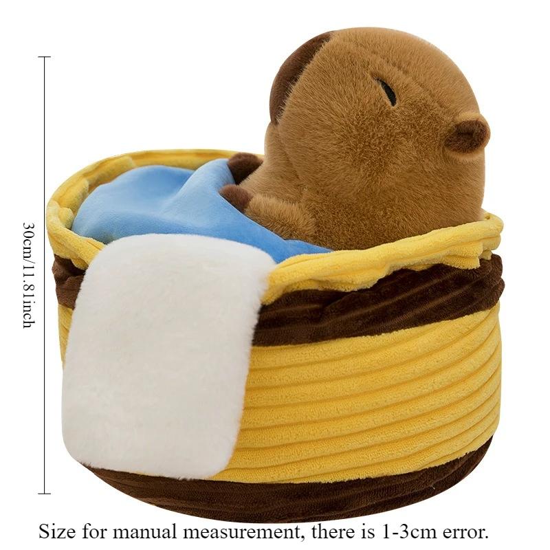 Bubble Bath Kapybara Plush Dolls Cute Puffer Fish Doll Doll Soothing Sleep with Cloth Dolls Children's Gifts Holiday  Favours