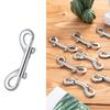 Stainless Steel Double Ended Hook Single Hook Eye Bolt Snap Hook Snap Hook Clip  Diving Hook
