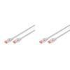 Digitus 5m Cat6 S-FTP 5m Cat6 S/FTP (S-STP) Šedý ethernetový síťový kabel