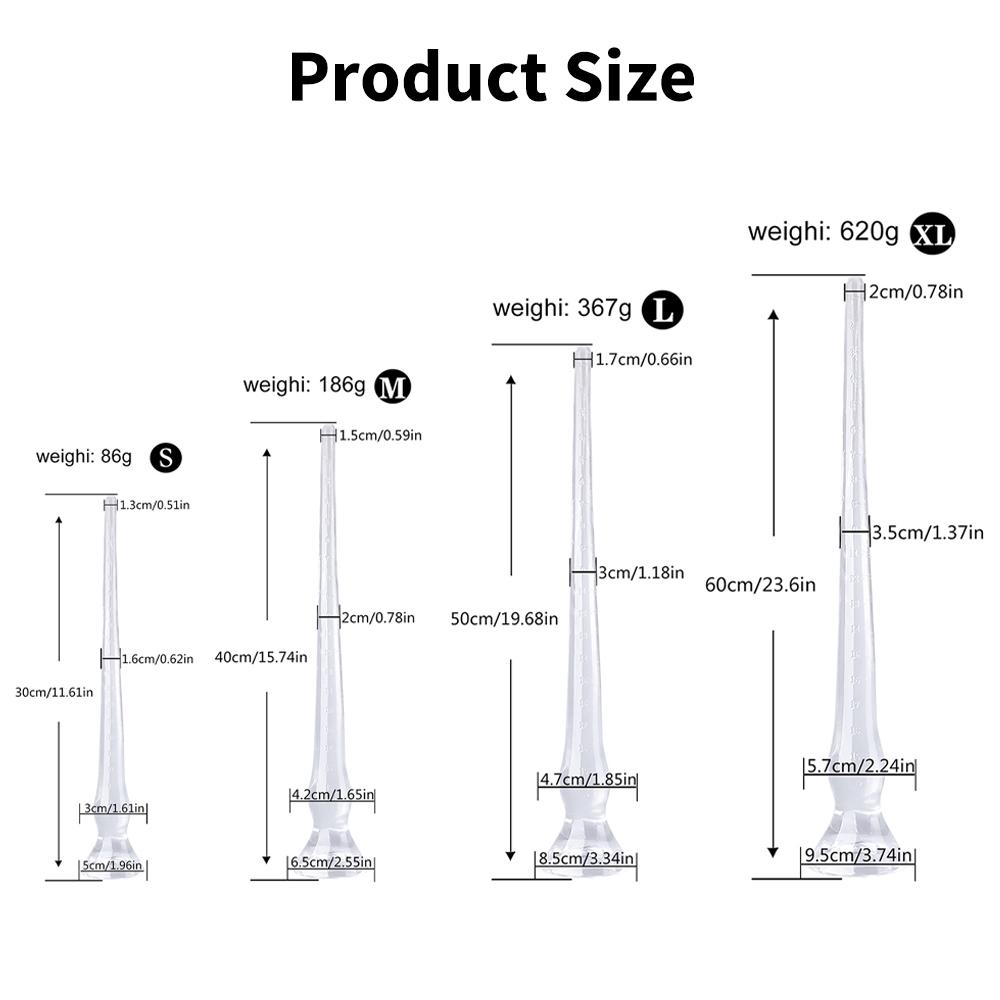 Süper Uzun Silikon Butt Plug Anal Yapay Penis Anüs Masturbator Dilatör Prostat Masajı Anal Plug Yetişkin Seks Oyuncakları Erkekler Için Kadın