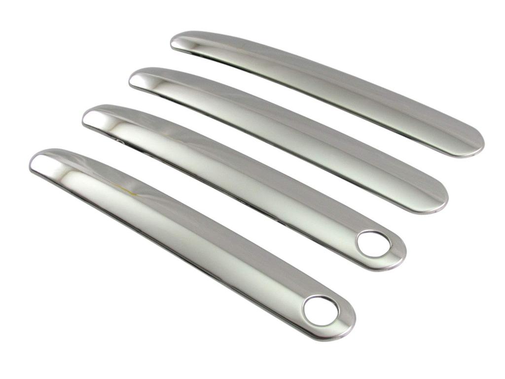 BRIGHTZ Finish Stainless Steel Door Handle for Toyota Crown Crossover TZSH35 AZSH35 TZSH AZSH H35 35 Crown Crossover Ultra-Mirror Covers, Half-Type,