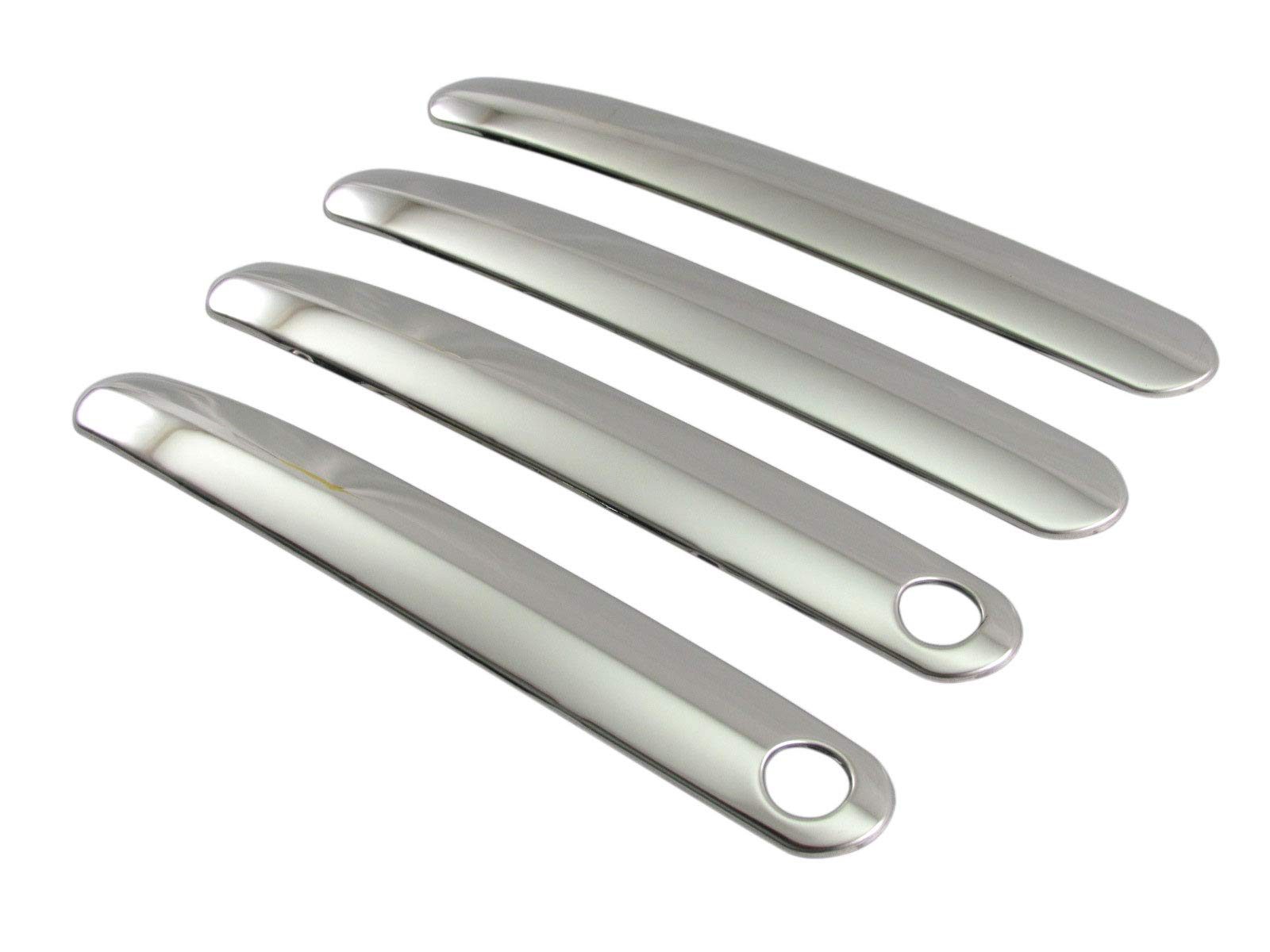 

BRIGHTZ Finish Stainless Steel Door Handle for Toyota Crown Sedan Ultra-Mirror Covers, Half-Type, AZSH32/KZSM30 [DHC-NOBU-328]