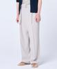 Hyoji Ss Belted Half-Banding Double-Pleat Wide Slacks (4 Colors)