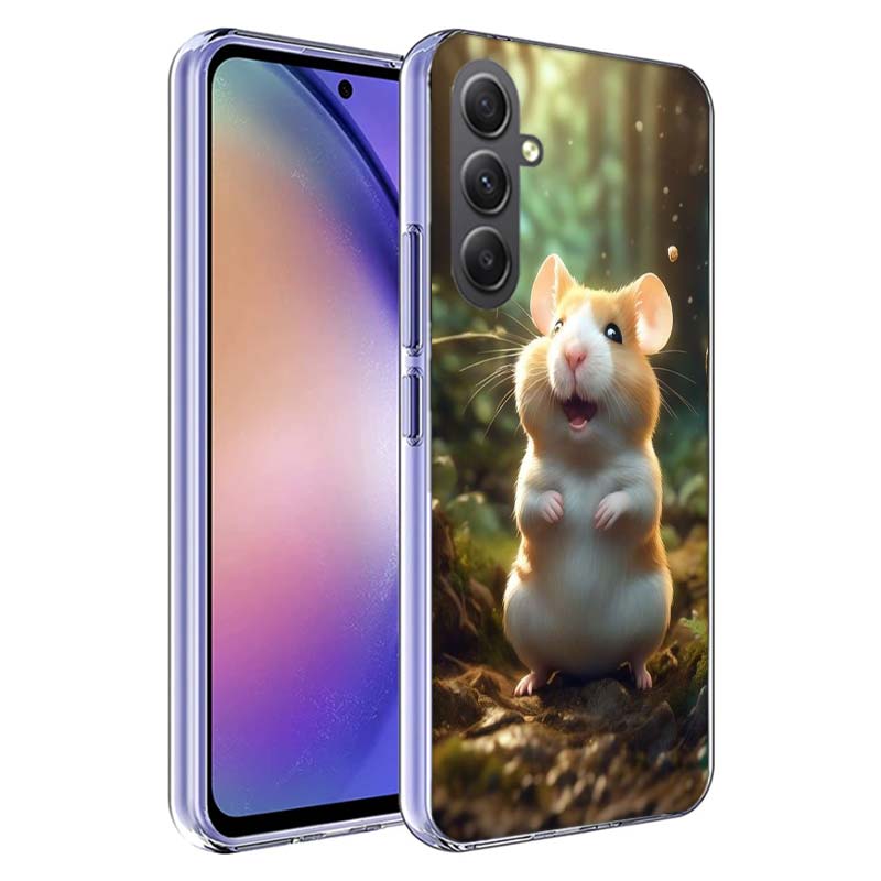 Hamster Portrait Phone Case for Samsung A17 A37 A57 A07 A16 A26 A36 A56 A06 A02S A12 A22 A32 A52S A04S A14 A24 A34 A54 A03 A13 A