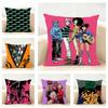 Feel Good Simple Fashion G-Gorillaz Music Cushion Cover Linen Pillowcase Soft For Sofa Bed Home Room Decor
