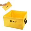 JEELAD Pack Sink, Foldable Cloth Bucket, Square, Multifunctional, Lightweight, for Footbaths, Laundry, Change, and Portable Outdoor Use