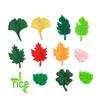 Childlike Leaf-Themed Resin DIY Ornaments: Cartoon Hair Clips & Croc Charms