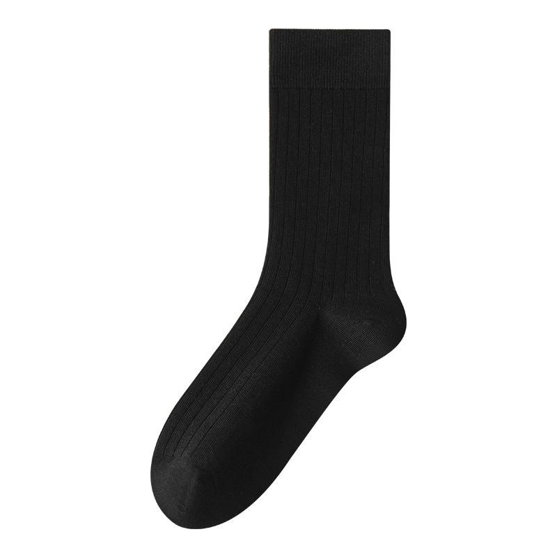 Women's Autumn and Winter Vertical Striped Warm Long Stockings, Antibacterial, Deodorizing, Sweat-absorbing Long Stockings, Stack Socks