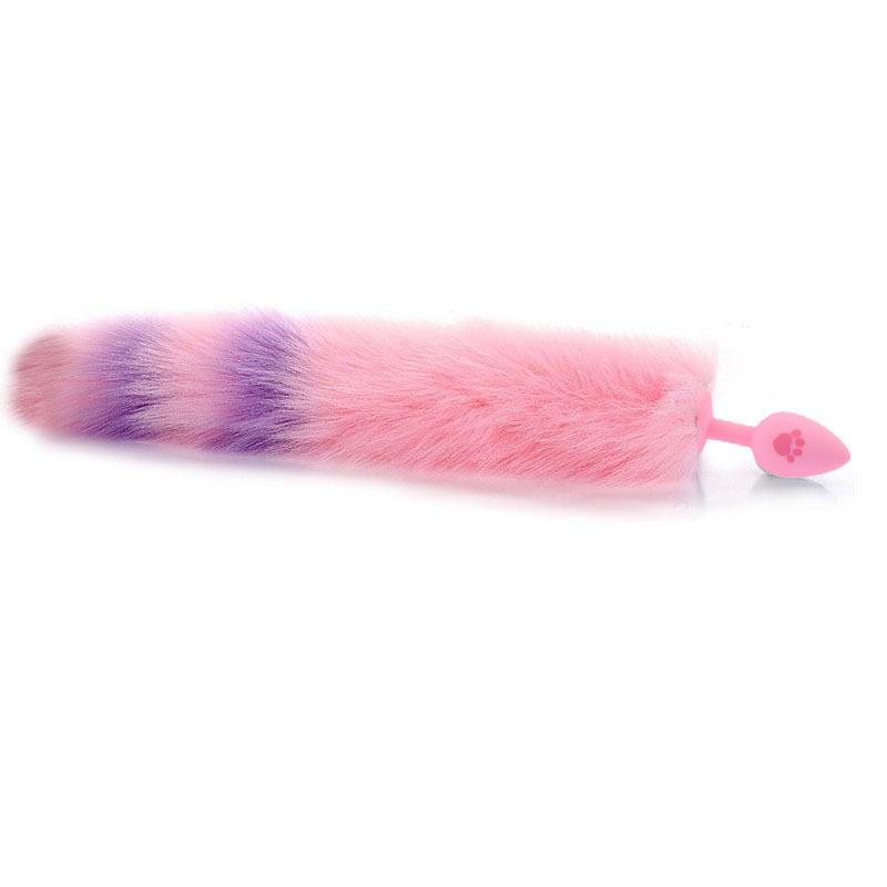 SM Training Cat Scratching Tail Role Play Masturbation Sex Toy Silicone Fox Tail Butt Plug Adult Sex Product