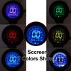 Motorcycle MultiFunctional Meter Tachometer Odometer Fuel Gauge Speedmeter 12V  (Black )