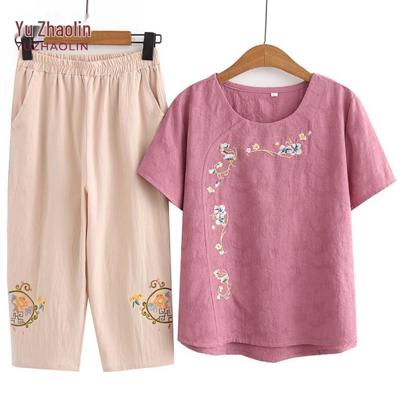 YUZHAOLIN Women s Loose Short-Sleeve T-Shirt 3XL