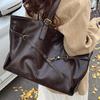 Retro Large-capacity Bag Women's New Versatile Tote Bag Commuter Underarm Shoulder Bag