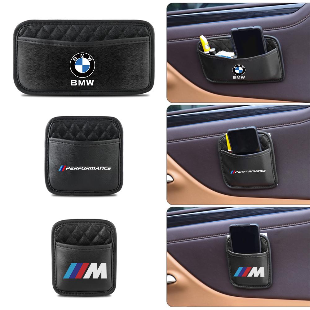 1 buc Organizatoare Adezive pentru Mașină Genți de Buzunar Cutie de Depozitare Auto Geantă de Colectare Pentru Carduri Telefon Cheie Pungă Lipicioasă Pentru BMW M Performance