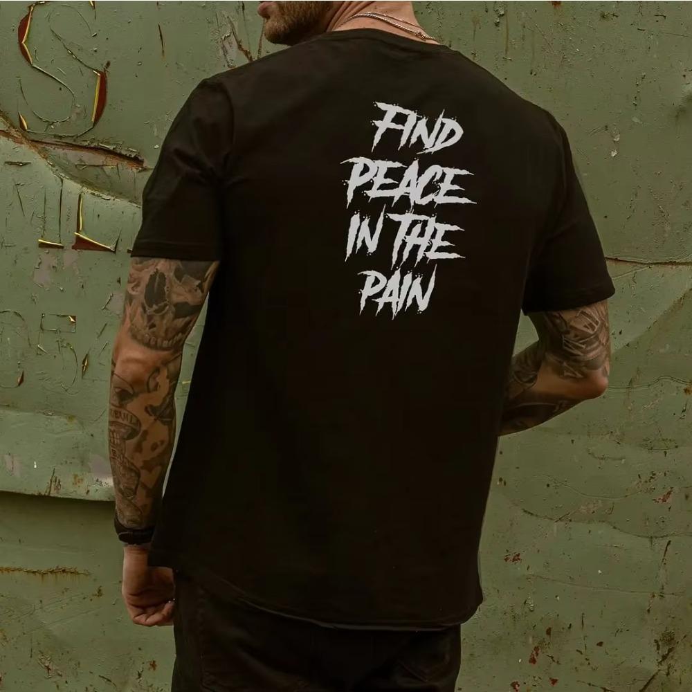 2024 Léto Pánská Neobvyklá Trička Pohodlná Hipsterovská Špičková Trendy Element Trička Polyester Oblíbená Osobnost s Krátkým Rukávem