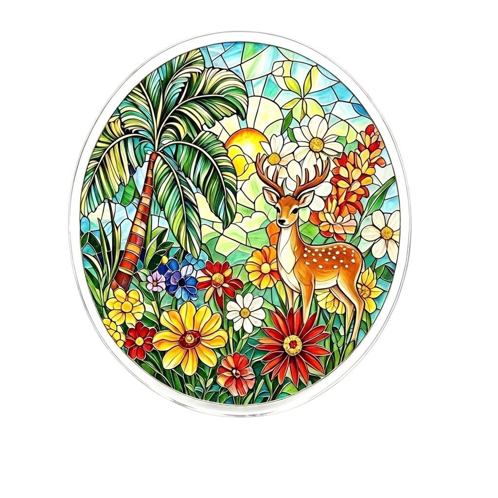 Acrylic Sunshine Catcher Puzzle Hanging Decoration, Wall Art, Home Furnishing, Window Hanging Decoration