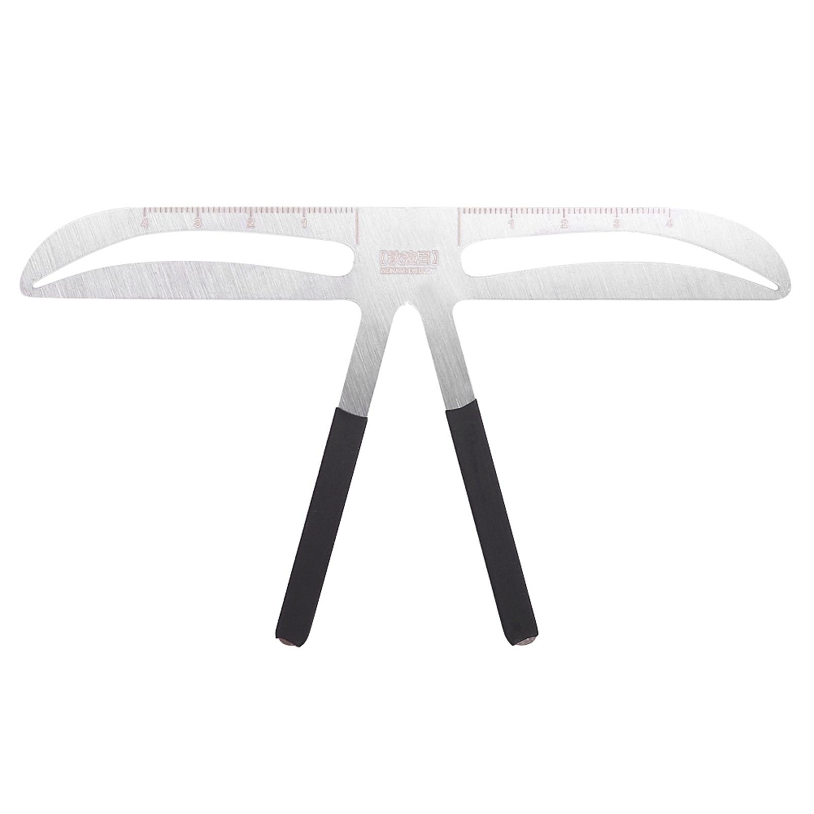 

Перманентная линейка для бровей Измеритель бровей Линейка для баланса и разметки Трафарет для формы бровей Классический