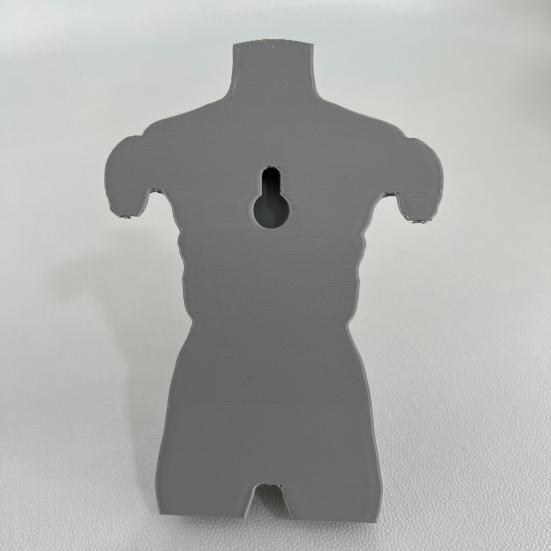 Muscular Man Wall Hook Heavy Duty 3D Printed Naked Body Art Decorative Hook Home Bathroom Shower Towel Sponge Clothes Hanger