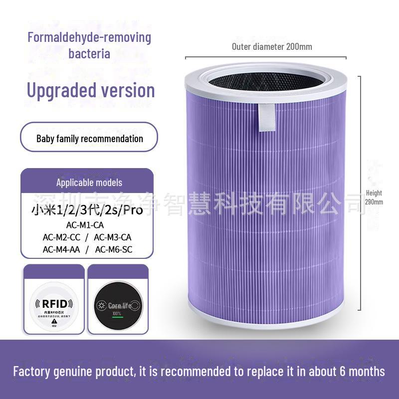 „Aktivkohlefilter für Xiaomi Luftreiniger 1/2/3/Pro – Formaldehyd-Entfernung“