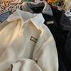 Erkek Kadın Y2K Plus Kadife Kadife Polo Gömlek Kazak Kaliteli Kışlık Aşağı Mont Erkekler İçin Kore Sonbahar Giysileri Sweatshirtler