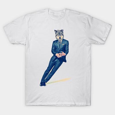 T Shirt Women A Dapper Wolf Harajuku Print Kawaii Tshirt Summer Short Sleeve Female T-Shirt Top Tee