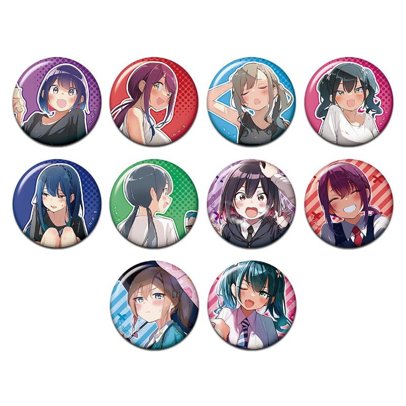 

Bad Girl Can Badge Collection box containing 50 (1 badges)