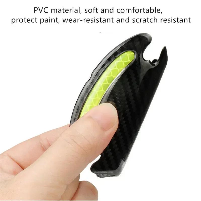 4/8PCS Car Door Handle Reflective Sticker Protection Sticker Door Handle Paint Surface Anti-scratch Reflective Sticker Interior Mirrors 6