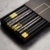 5pcs Alloy Chopsticks Do Not Mold High-Grade Household Mildew One Person A Chopsticks Fast Child Family Set