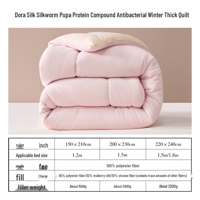 Mercury Bailisi Mulberry Silk Protein Antibacterial Winter Quilt
