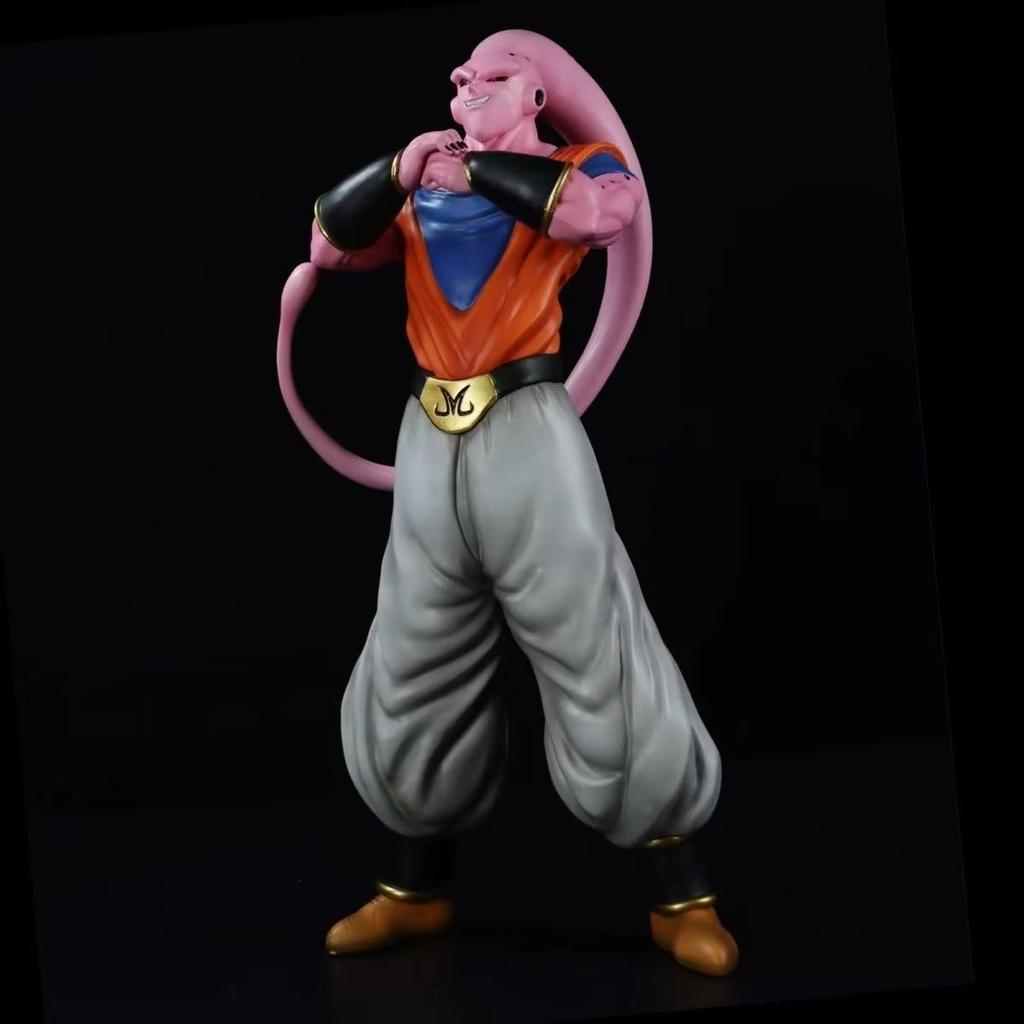 35CM Anime Dragon Ball Z Gohan Majin Buu Saiyan Battle Action Figure Scene PVC Statue Collection Model Children Toys Gifts