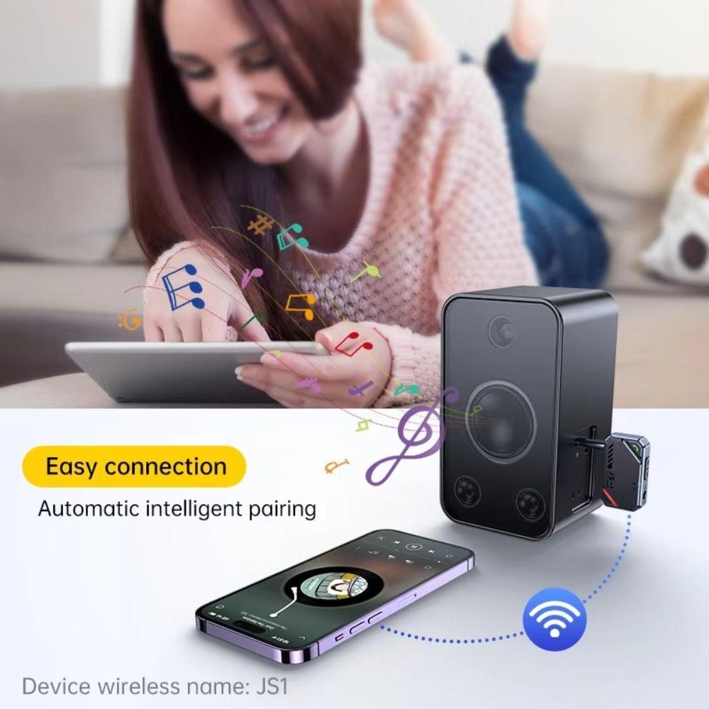 Stereo Music Wireless Audio Adapter 2-in-1 Music Receiver Bluetooth 5.4 Receiver Transmitter