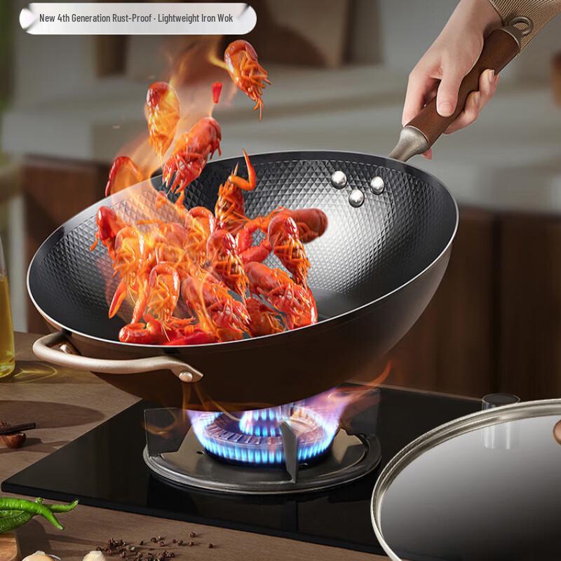 Aishida Rust-Free Wrought Iron Wok