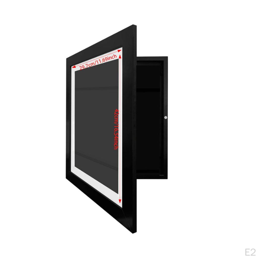 11.7x16.5 -Colle Kinder -kunstwerk -Framework for Wall Mounting Versatile Front Opening Frame
