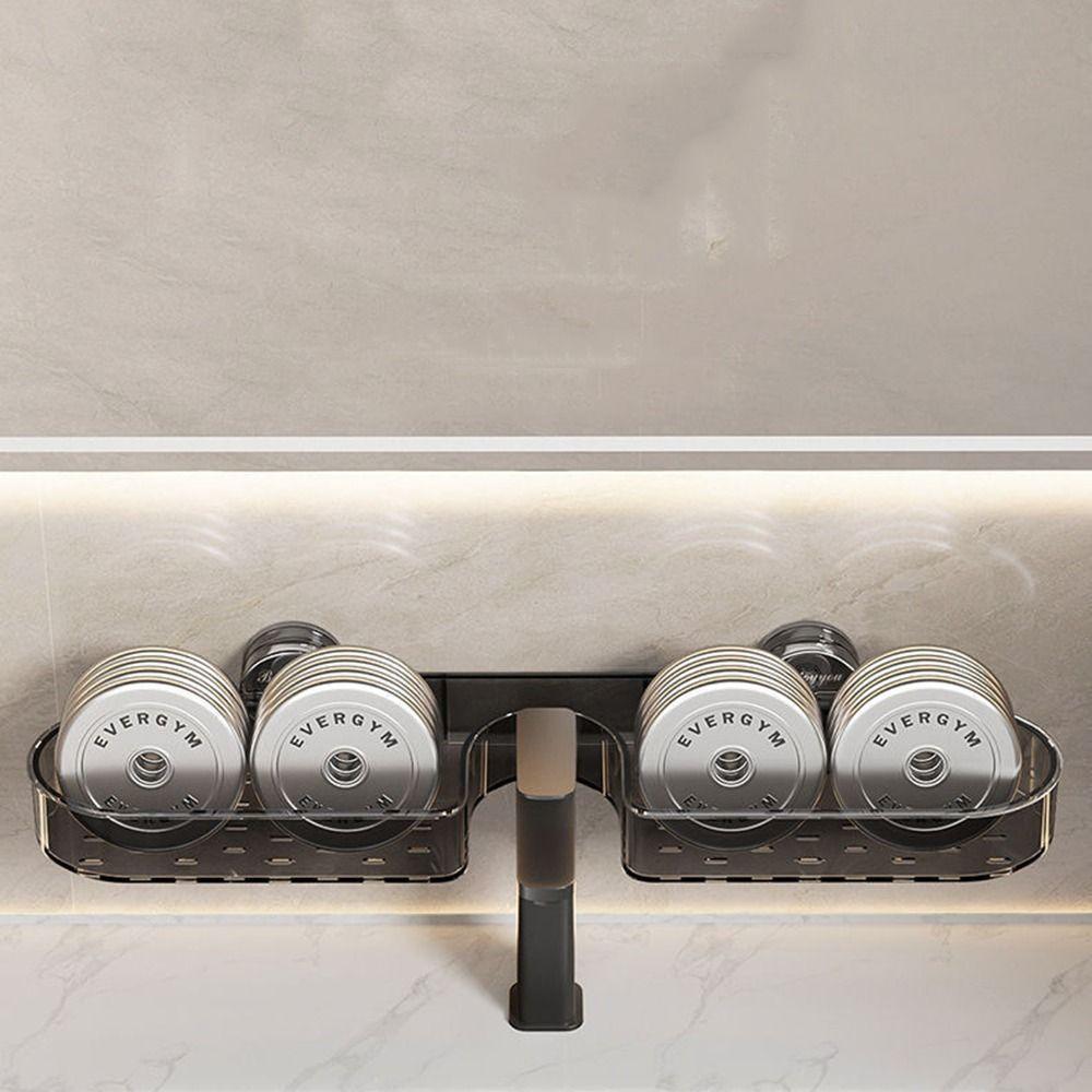 Non-punching Washstand Storage Shelf Wall Mounted Storage Holder  Sink