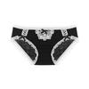 Women's Cute Bowknot Lace Mid-Waist Cotton Panties