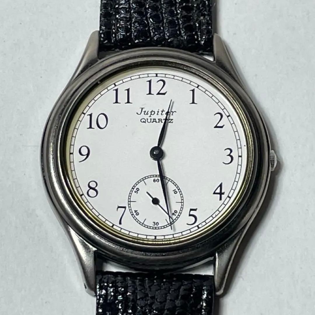 [New Battery] Orient Jupiter Quartz Watch Lizard Belt