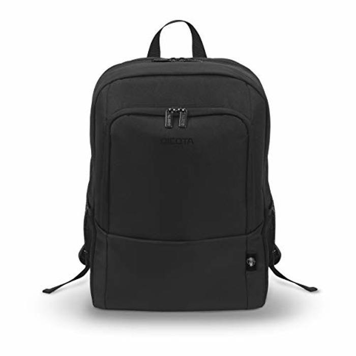 DICOTA ECO BASE Backpack Black For Laptop 15"-17.3" 24L Polyester Lifetime Warranty D30913-RPET