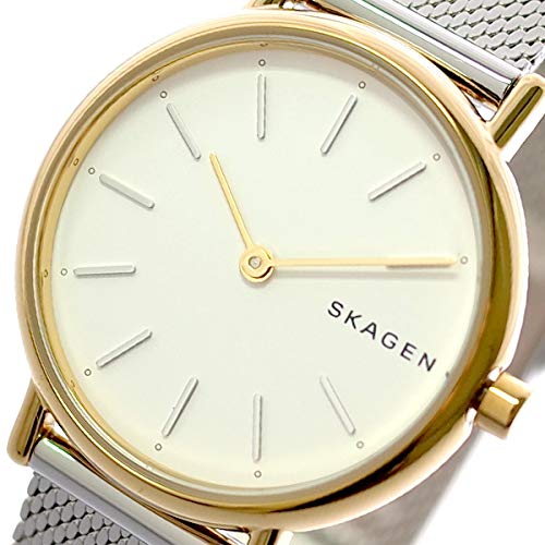 SKAGEN SKW2729 Signature Quartz Watch, White and Silver, Women's [Parallel Import]
