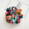 30pcs  Women Hair Scrunchies Christmas Print Corduroy Cloth Hairbands Lady Girls Ponytail Hair Ties Accessories