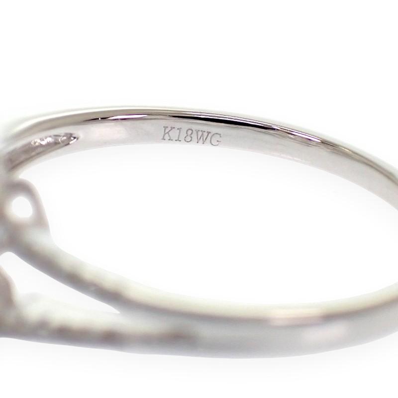 no brand  #15(JP Size) ring K18 white gold Women