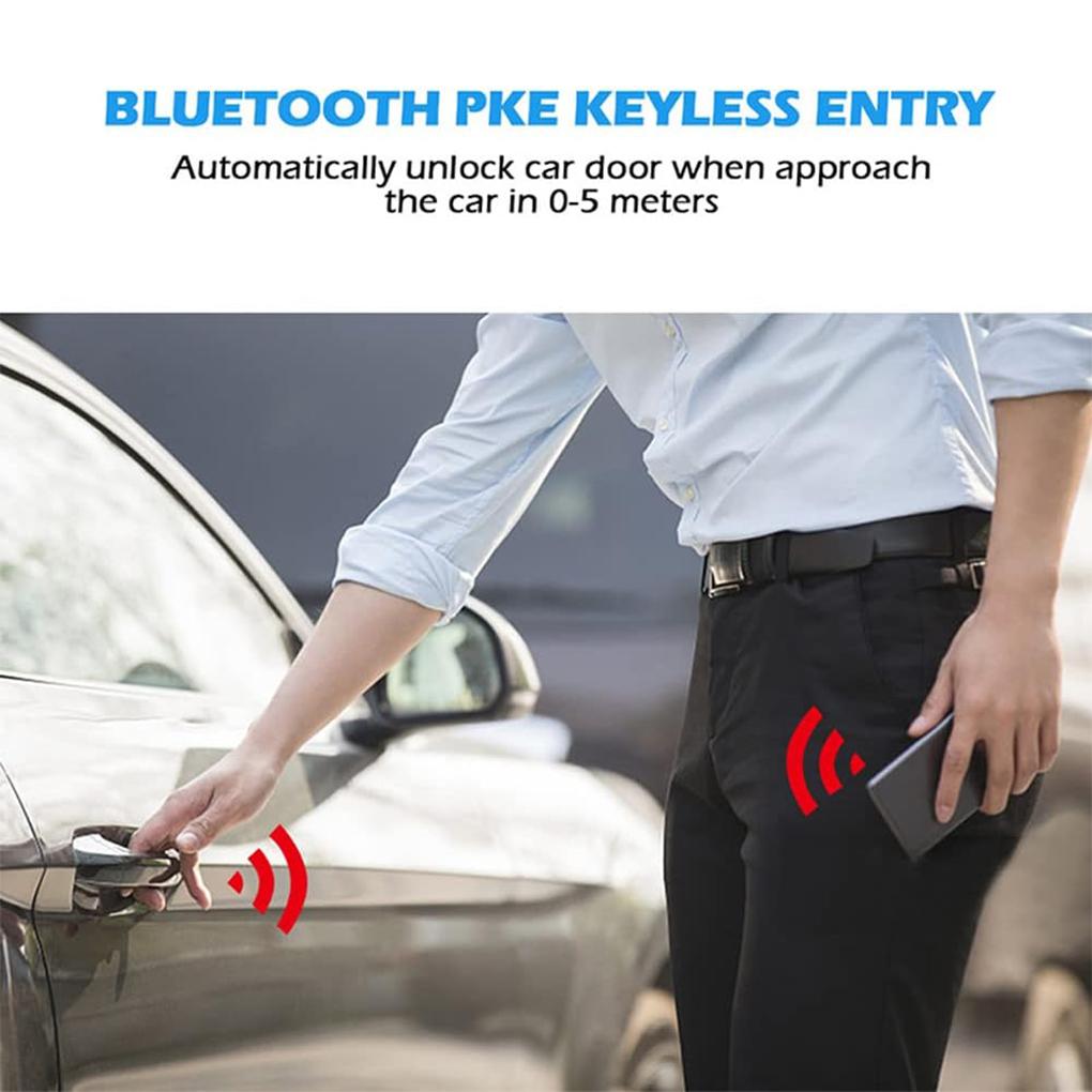 Universal Car Alarm Auto Start Stop System Remote Control Engine Ignition Autostart Kit Keyless Push Start System Car Accessory