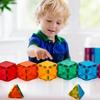 Magnetic Tiles, 100PCS Building Blocks, Magnets Building Set, STEM Construction Stacking Toy Gift for Kids 3+ Boys and Girls Preschool