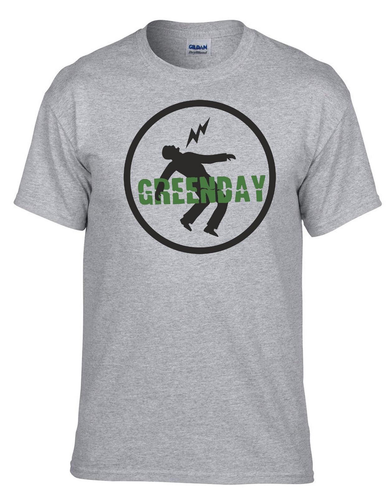 

26 Green Day Punk Rock Music Grey T-Shirt -370_Grey- Unisex T-Shirt S разноцветный