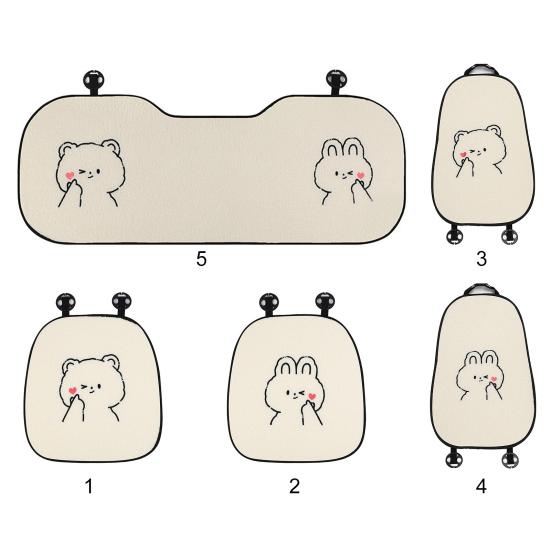 Cute Seat Cushion Washable Portable Bear