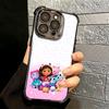 G-Gabbys Dollhouse Cartoon Plating Phone Case For Iphone 16 17 Pro Max Air 16E 14 15 Plus 12 13 Mini Anti-Fall Airabag Cover