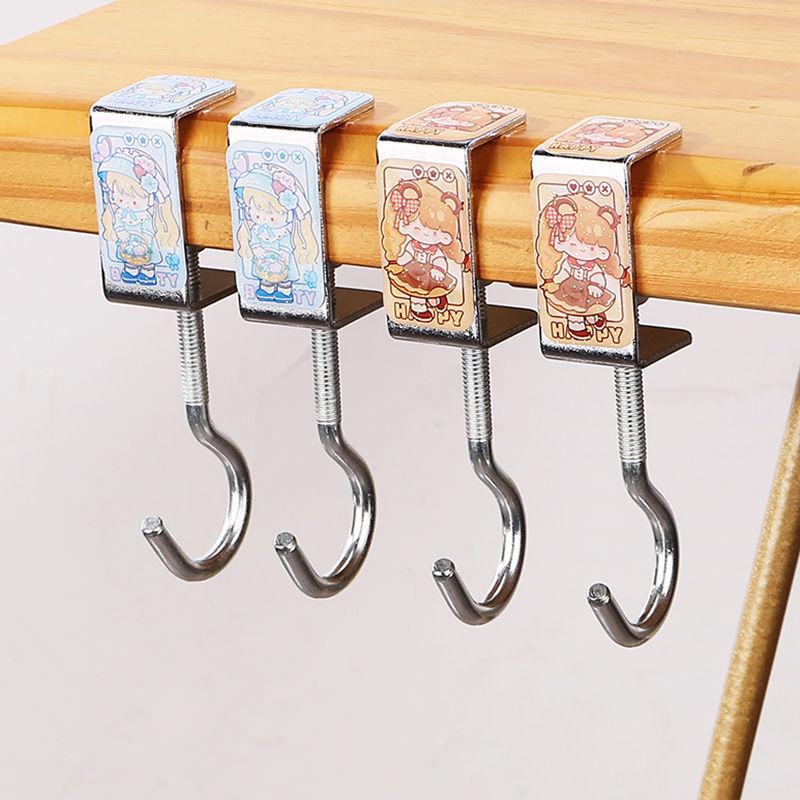 Portable Rotatable Schoolbag Hook for Desks