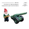 Resin Dwarf Battle Cannon Garden Miniature For Landscaping Gift Decorations