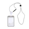 Portable Lanyards Credential Holder Transparent Retractable Badge Reel Lanyard Nurse Work Removable ID Card Holder Cover