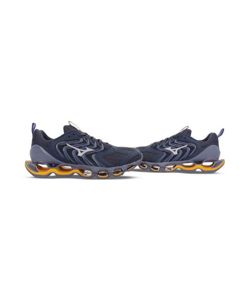 Mizuno (Unisex) Wave Prophecy 14 S - Odyssey Grey:Silver:Citrus / J1Gc258382