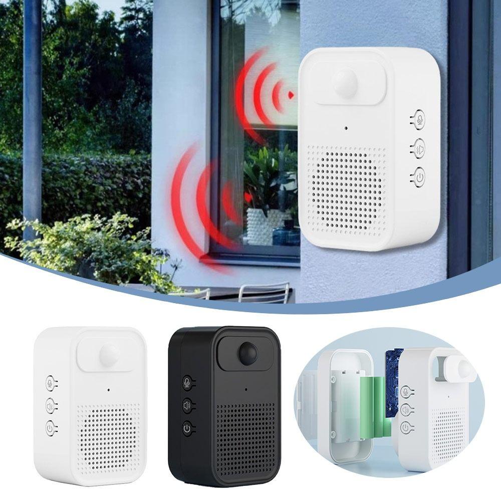 Wireless Motion Sensor Doorbell Voice Announcement Welcome Doorbell New Smart Doorbell