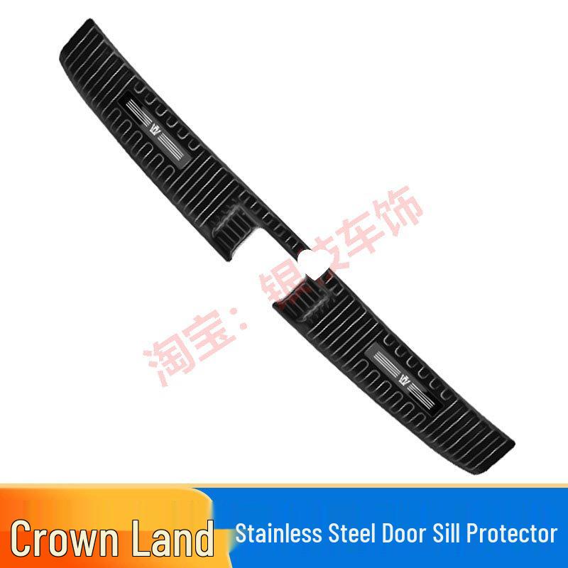 Toyota Crown Lu Fang Door Sill Strips & Trunk Protector Stainless Steel Modification Kit